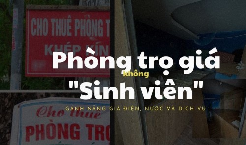 Sinh viên chật vật tìm nhà trọ giá "sinh viên"