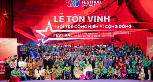  Lễ tôn vinh “Tuổi trẻ cống hiến vì cộng đồng” năm 2023: Lan toả những trái tim nhân ái