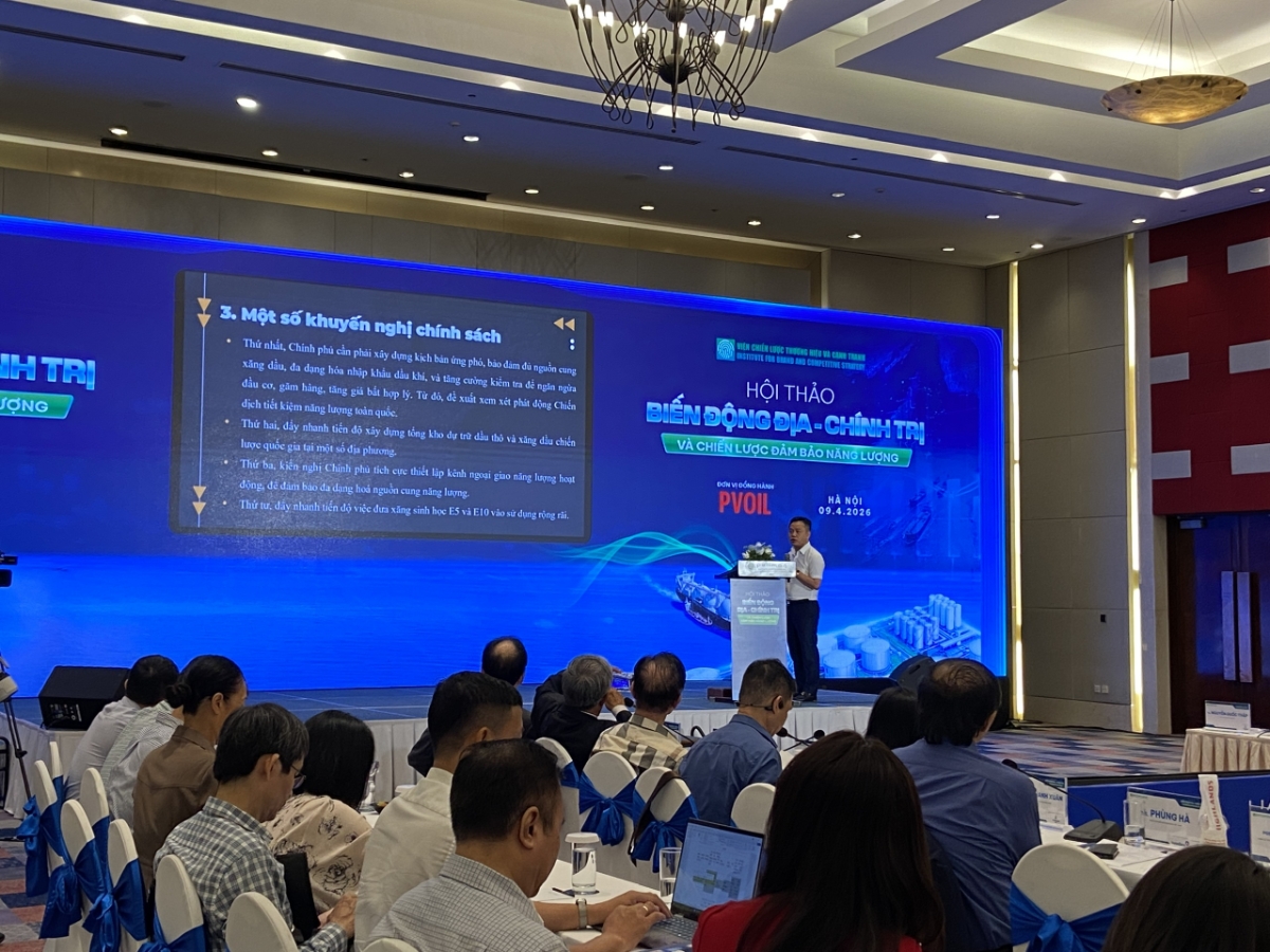 TS Hà Huy Ngọc, Giám đốc Trung tâm Chiến lược và Chính sách chia sẻ tại hội thảo Ảnh VnEconomy